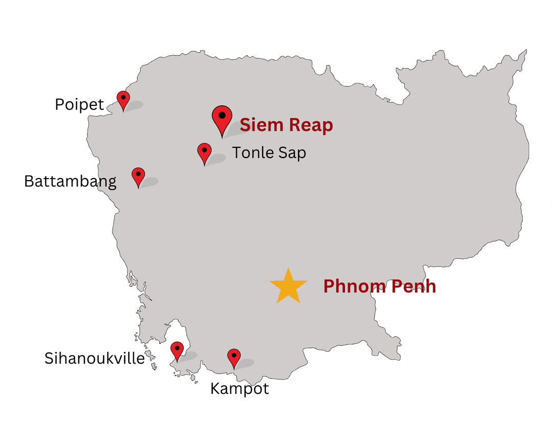 Cambodia Map