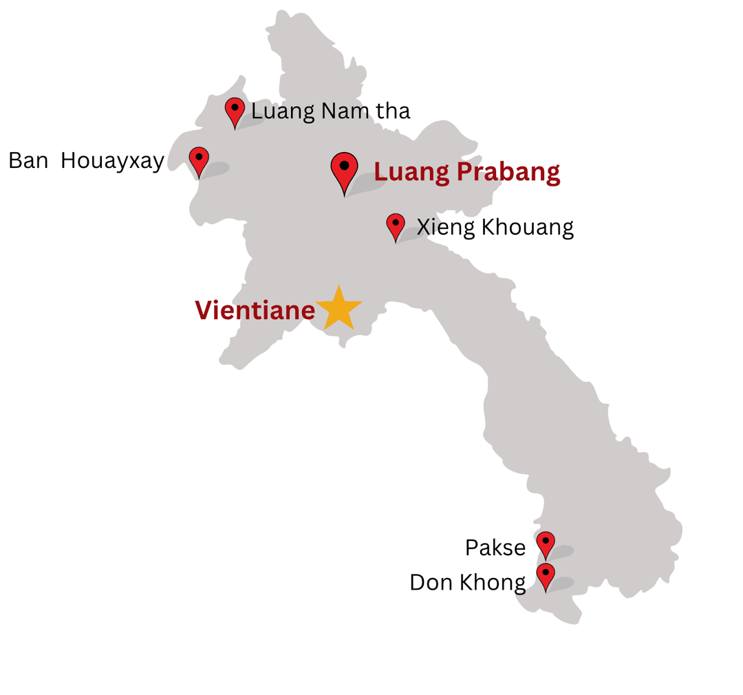 Laos Map