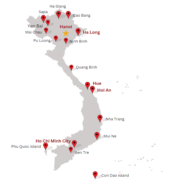 Vietnam Map